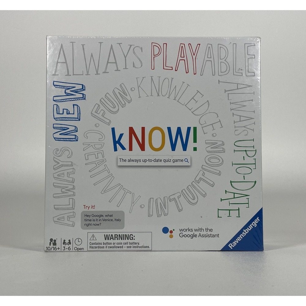 Ravensburger Know! Trivia Game. Brand New Factory Sealed Box.